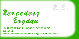 mercedesz bogdan business card